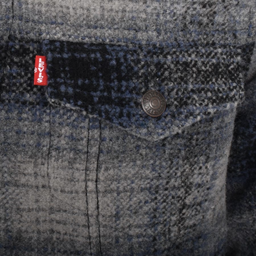Levi's plaid sherpa trucker jacket 2025